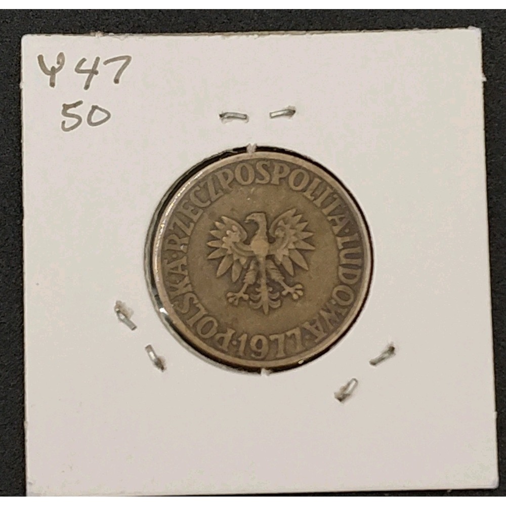 1977 VF Poland 5-Zlotych Coin 5Zt Y47-50 POLSKA RZECZPOSPOLI LUDOWA BR1.1GA-4034 - Picture 4 of 14